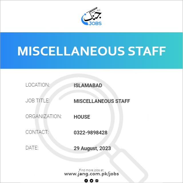 Miscellaneous Staff
