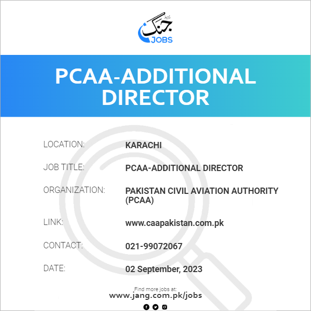 PCAA-Additional Director