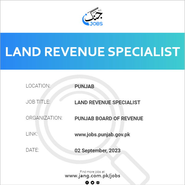 Land Revenue Specialist