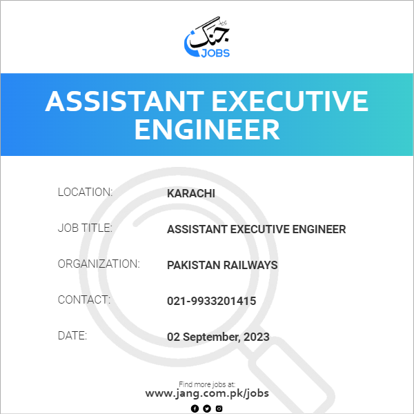 Assistant Executive Engineer