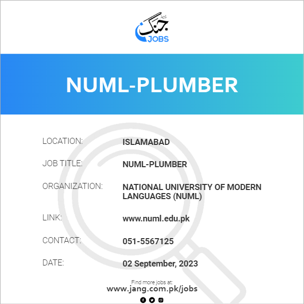 NUML-Plumber