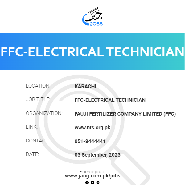 FFC-Electrical Technician