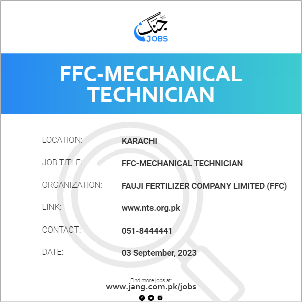 FFC-Mechanical Technician