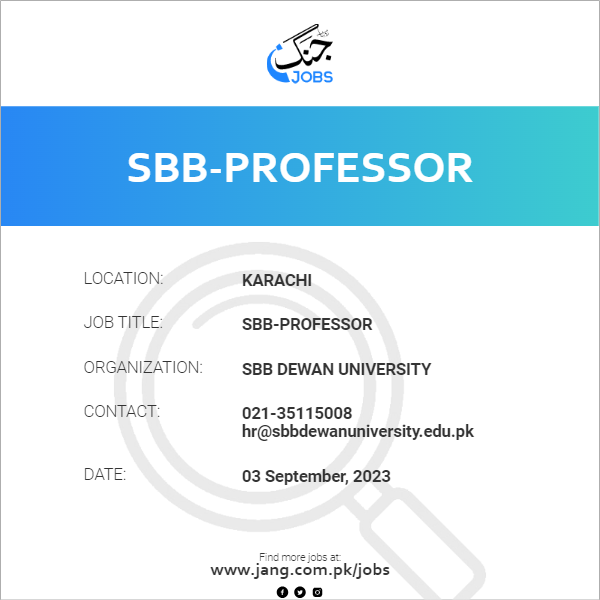 SBB-Professor