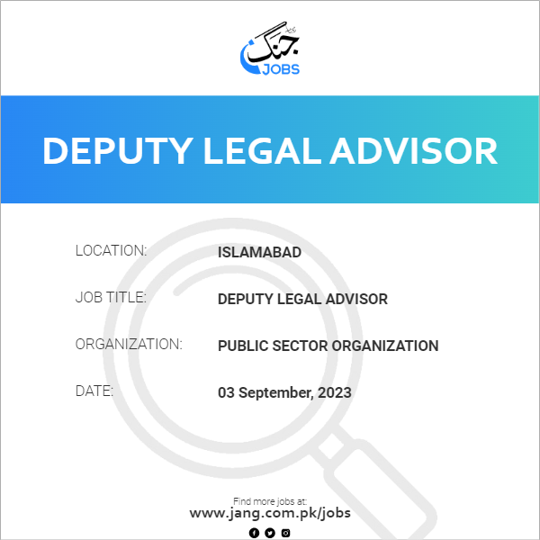 Deputy Legal Advisor
