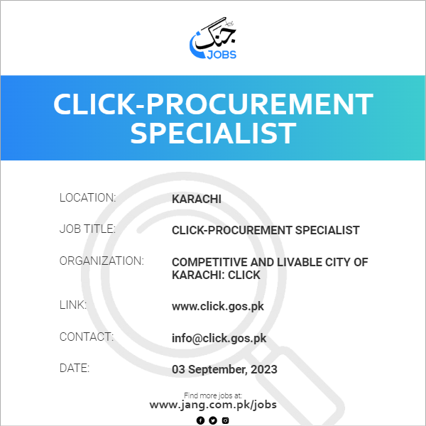 CLICK-Procurement Specialist