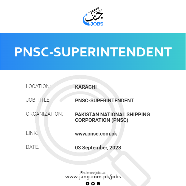 PNSC-Superintendent 