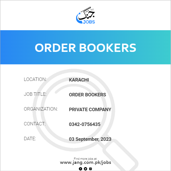 Order Bookers