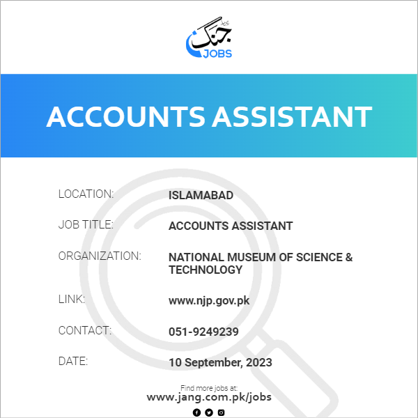 Accounts Assistant