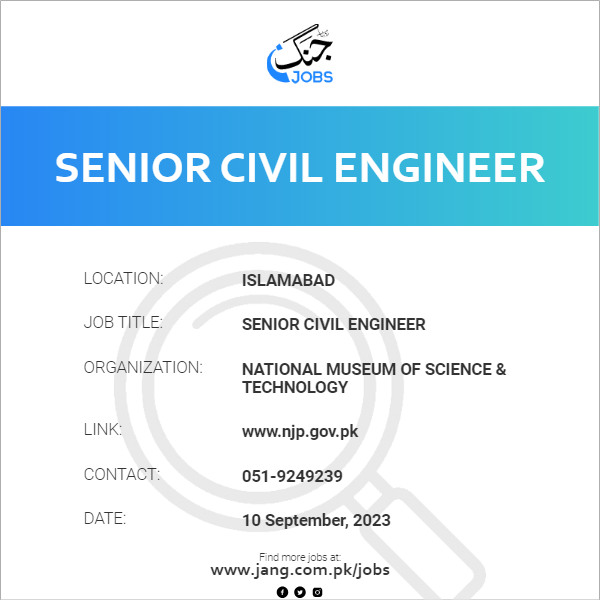 Senior Civil Engineer