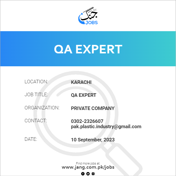 QA Expert