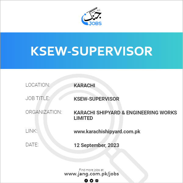 KSEW-Supervisor