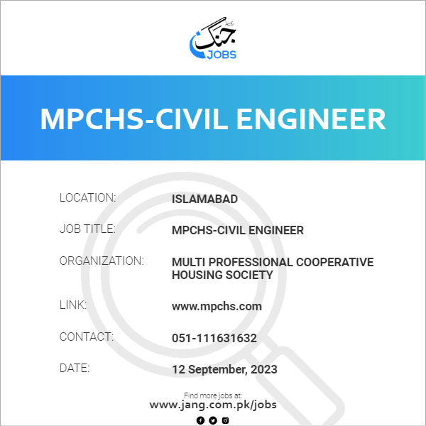 MPCHS-Civil Engineer
