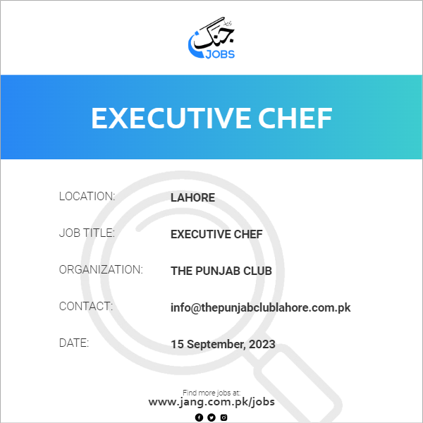 Executive Chef