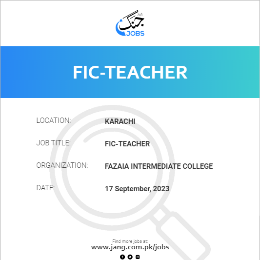 FIC-Teacher