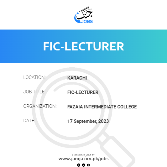 FIC-Lecturer
