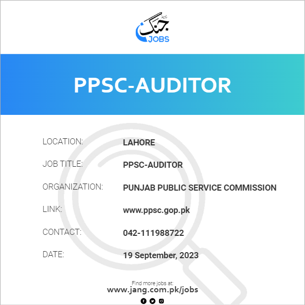 PPSC-Auditor