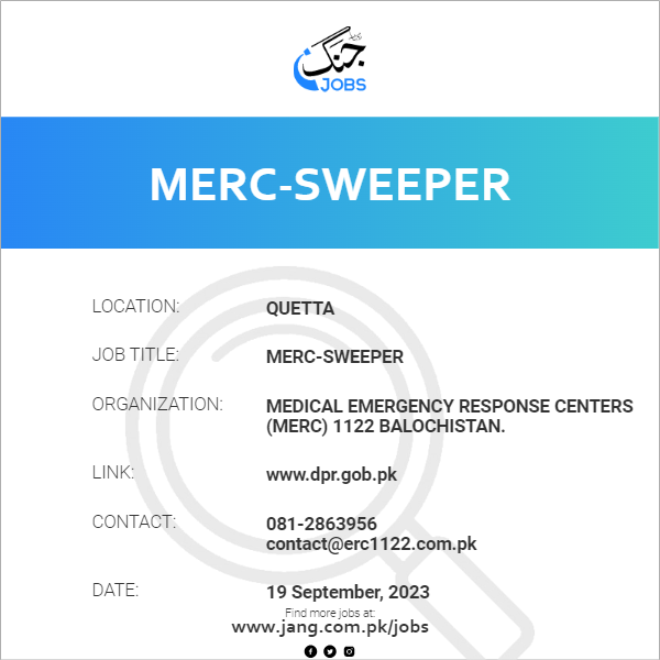 MERC-Sweeper