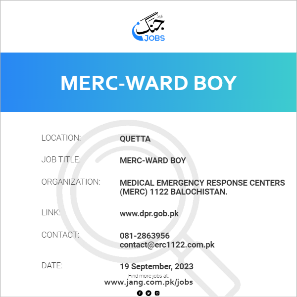 MERC-Ward Boy