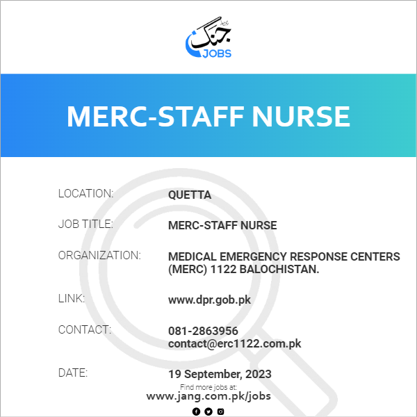 MERC-Staff Nurse