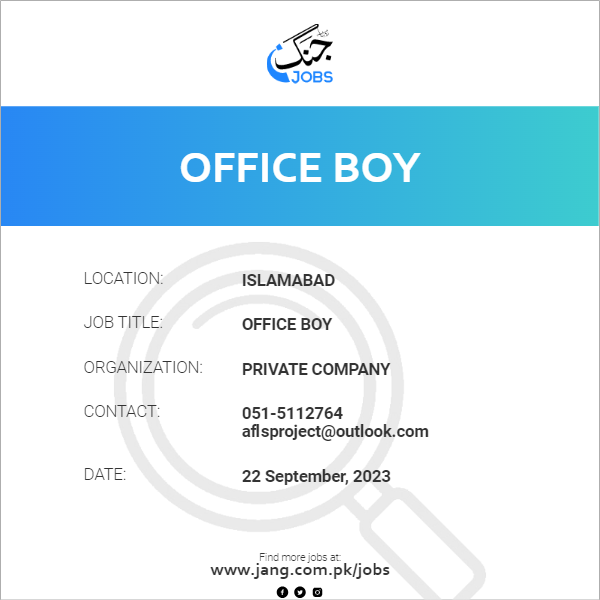 Office Boy