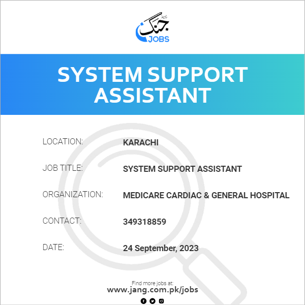 System Support Assistant