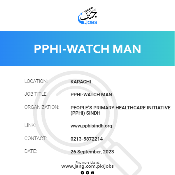 PPHI-Watch Man