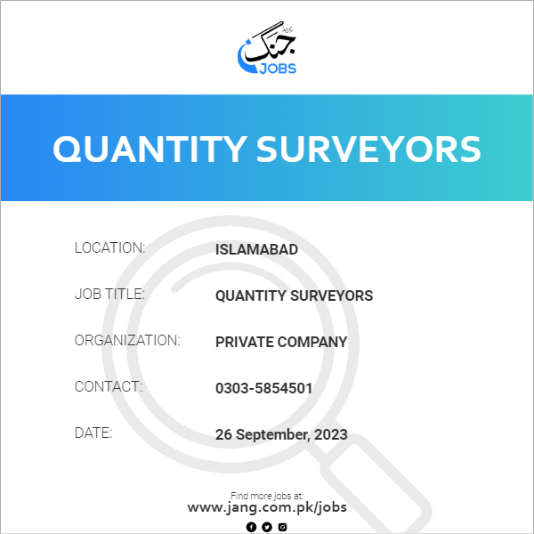 Quantity Surveyors