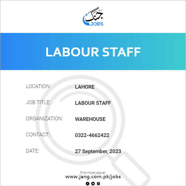 Labour Staff