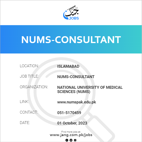 NUMS-Consultant