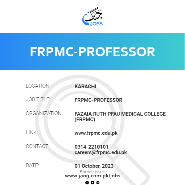 FRPMC-Professor