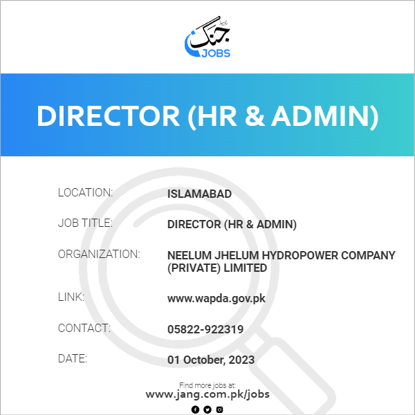 Director (HR & Admin)
