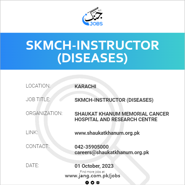 SKMCH-Instructor (Diseases)