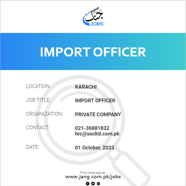 Import Officer