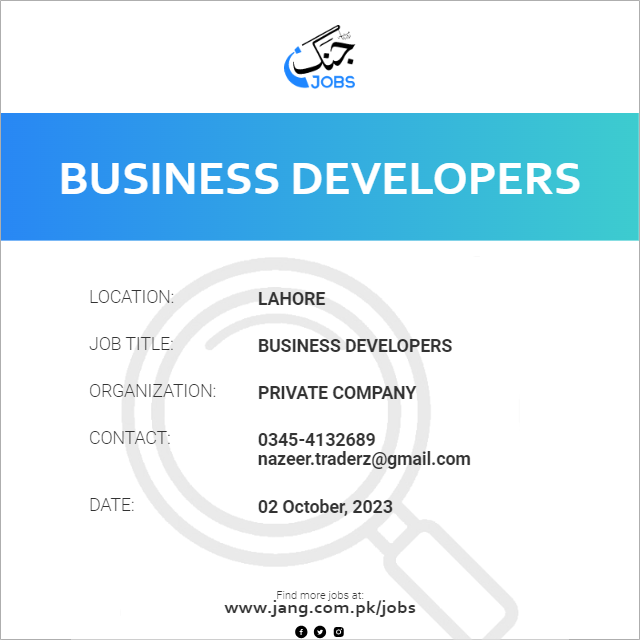 Business Developers