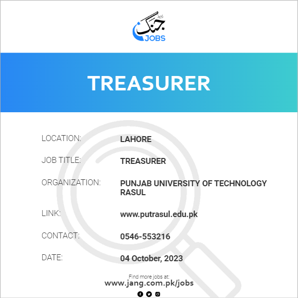 Treasurer