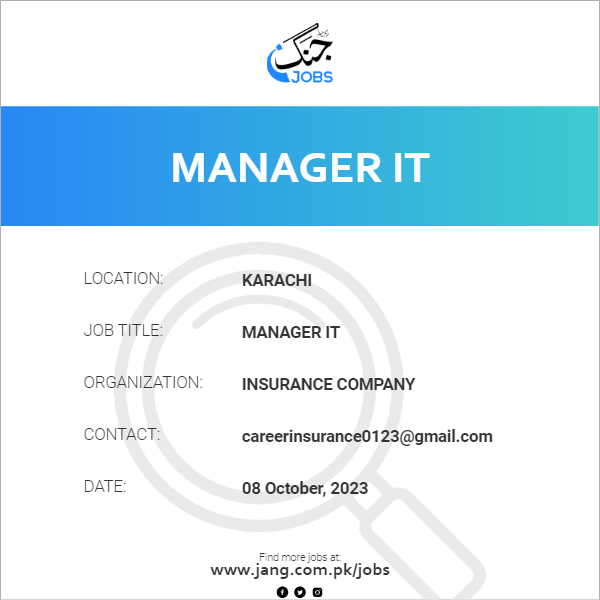 Manager IT