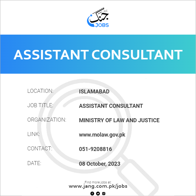 Assistant Consultant