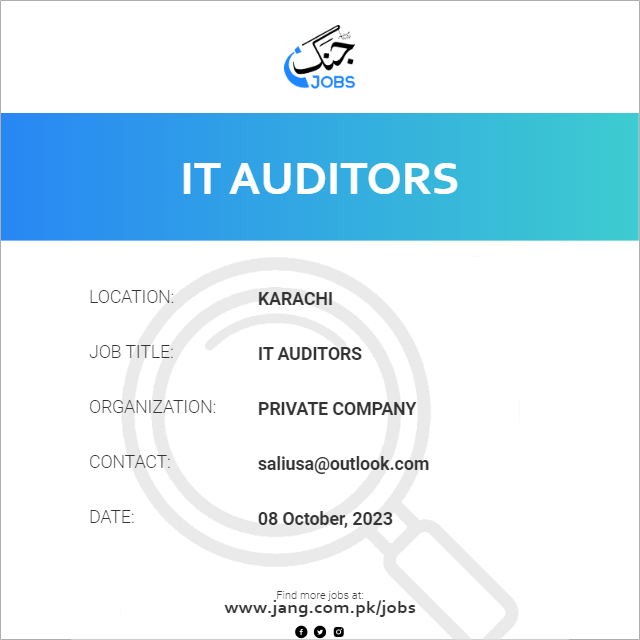 IT Auditors