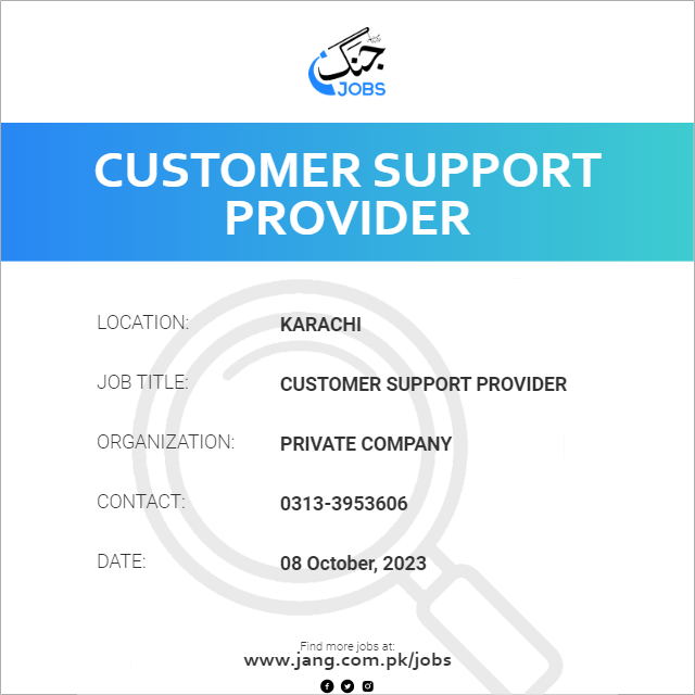 Customer Support Provider