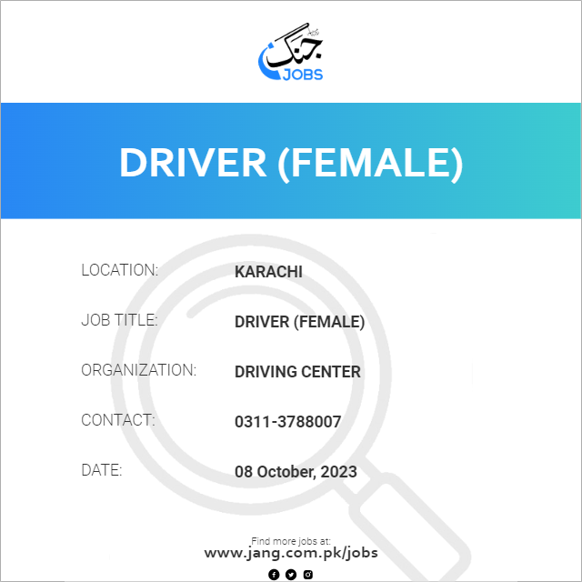 Driver (Female)
