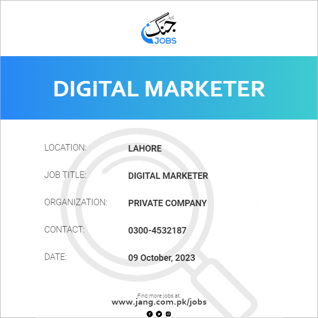 Digital Marketer