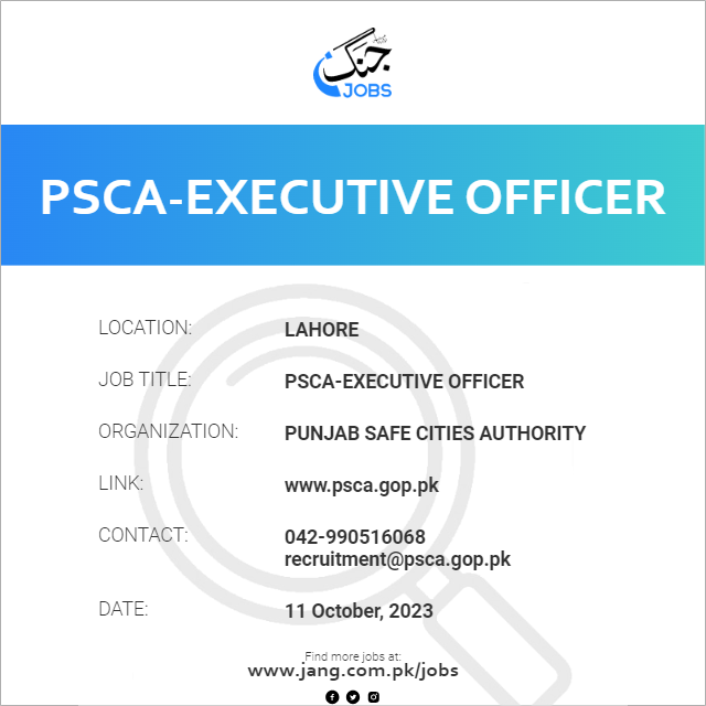 PSCA-Executive Officer