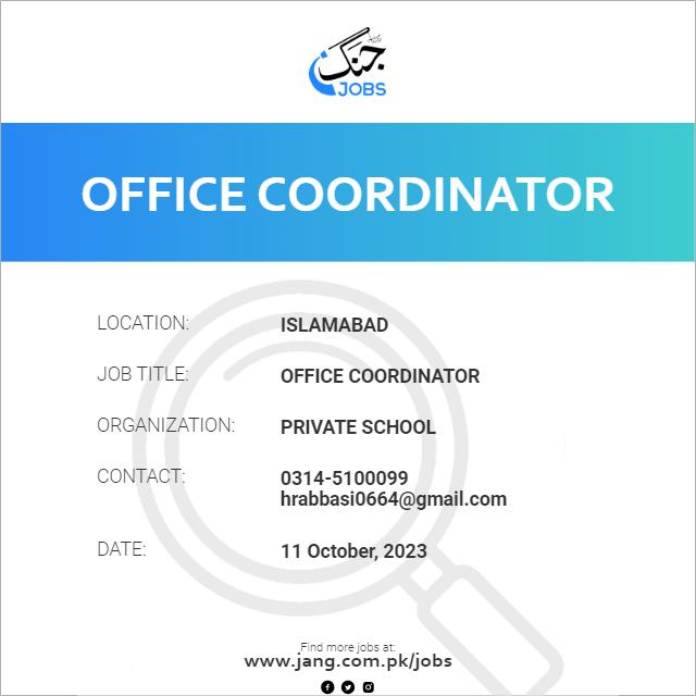 Office Coordinator