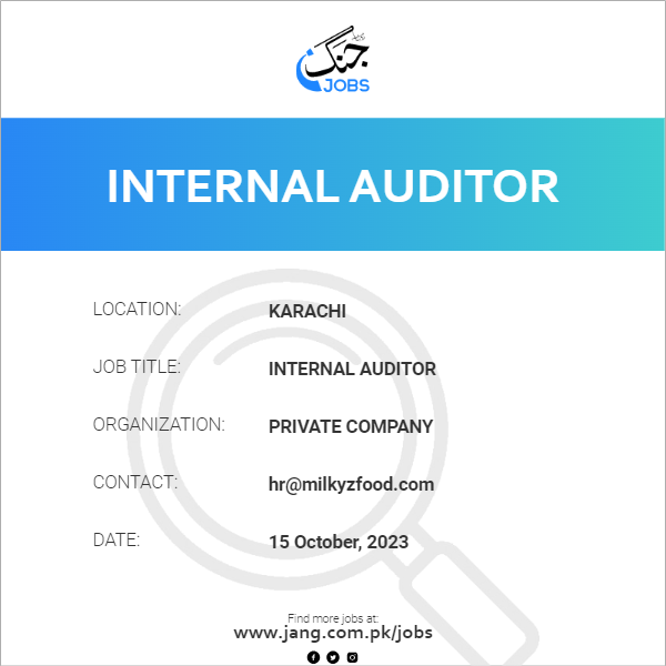 Internal Auditor