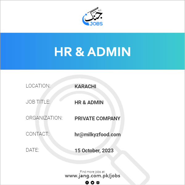 HR & Admin