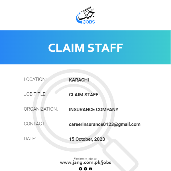 Claim Staff