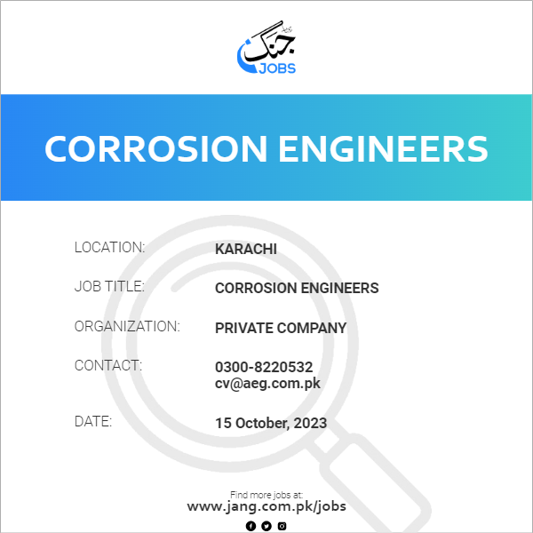 Corrosion Engineers