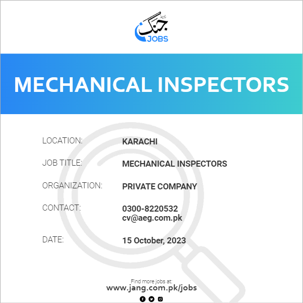 Mechanical Inspectors