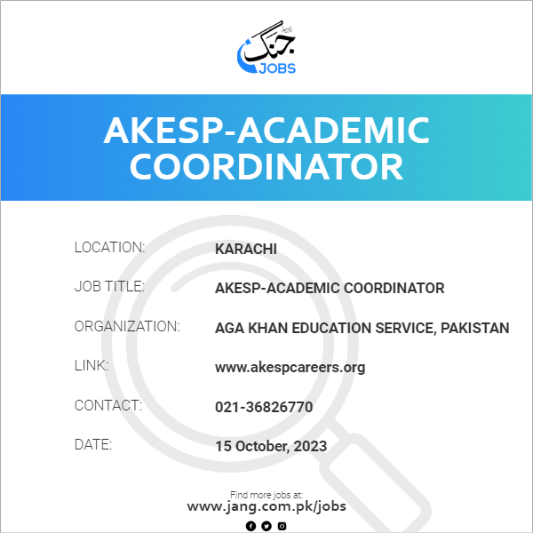 AKESP-Academic Coordinator